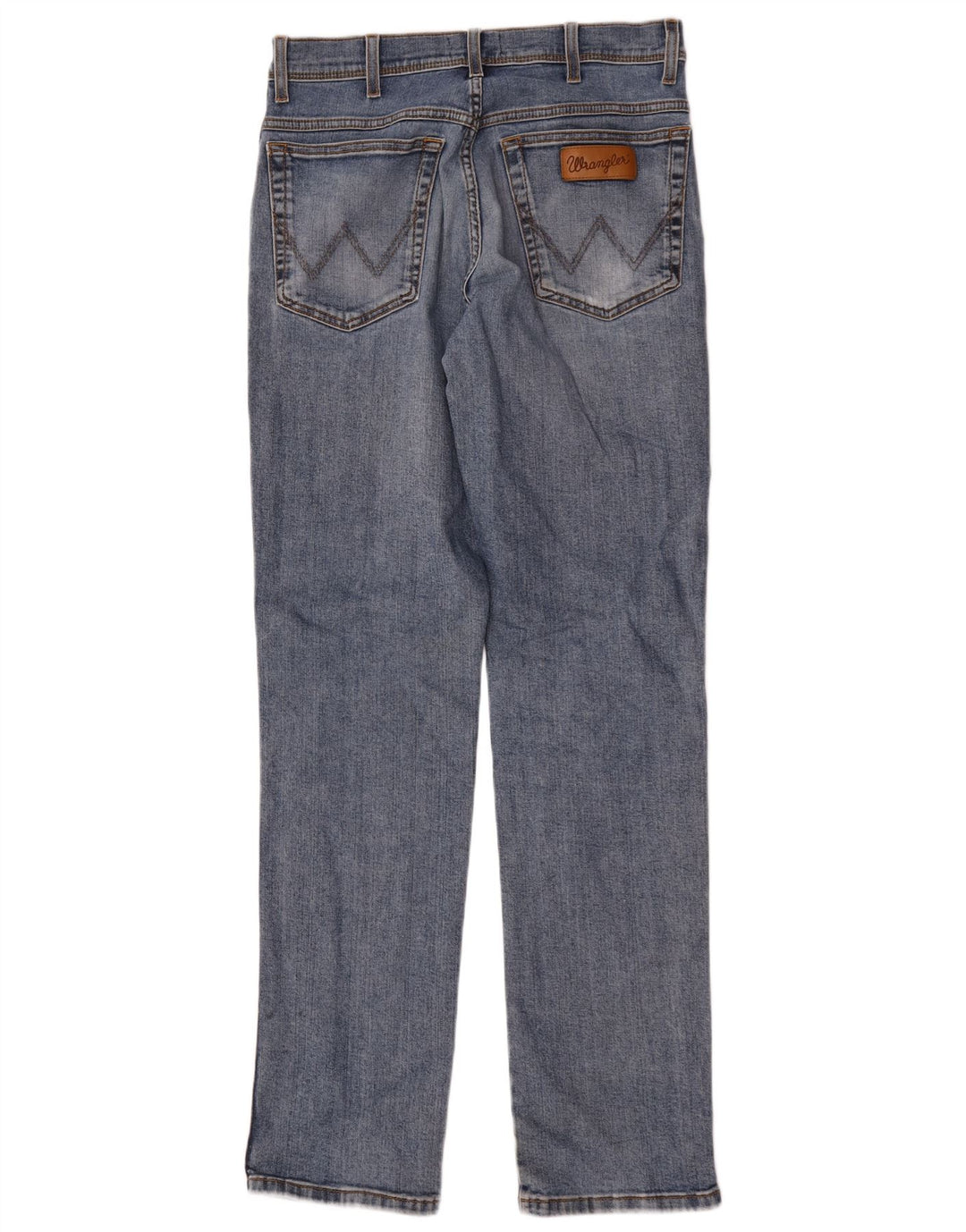 Wrangler Mens Texas Straight Jeans W32 L34 Blue Cotton
