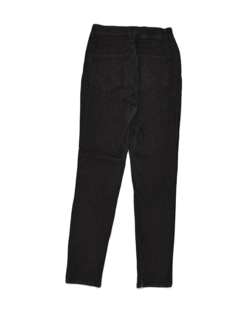 MASSIMO DUTTI Womens Slim Jeans EU 36 XSW26 L31 Black Cotton | Vintage Massimo Dutti | Thrift | Second-Hand Massimo Dutti | Used Clothing | Messina Hembry 