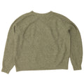 Marks & Spencer Womens Crew Neck Jumper Sweater UK 14 Medium Green Acrylic