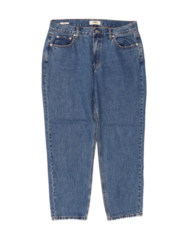 DIESEL Womens Mom Tapered Jeans UK 14 Large W34 L29 Blue Cotton Vintage Diesel and Second-Hand Diesel from Messina Hembry 