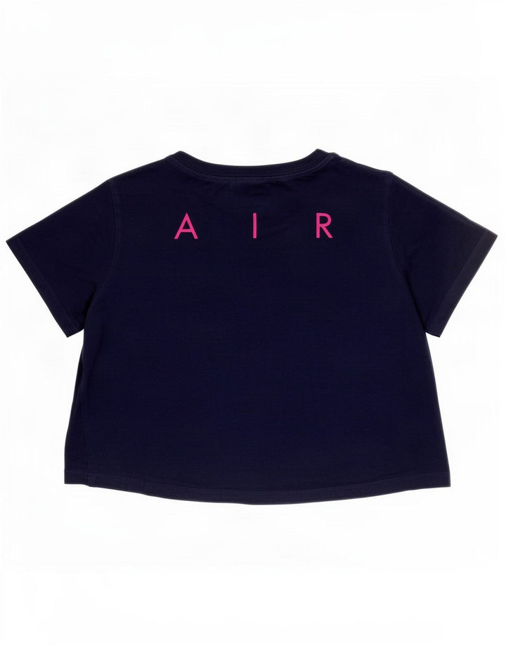 Nike Girls Graphic T-Shirt Top 10-11 Years Medium Navy Blue