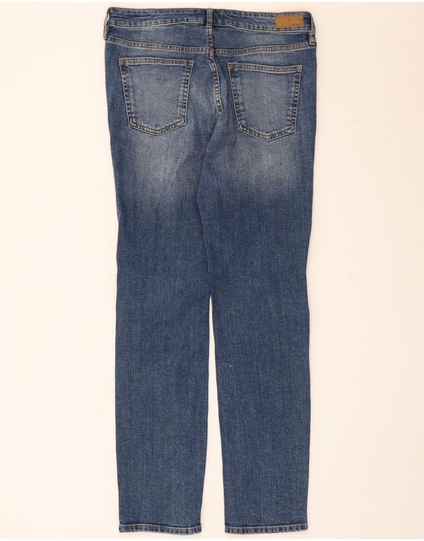 Fat Face Womens Slim Jeans UK 12 Medium W32 L30 Blue Cotton