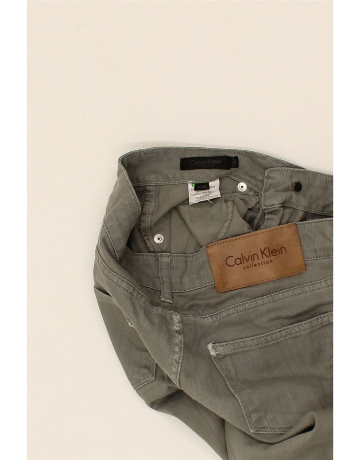 CALVIN KLEIN Womens Slim Jeans US 4 Small W27 L31 Grey Cotton Vintage Calvin Klein and Second-Hand Calvin Klein from Messina Hembry 