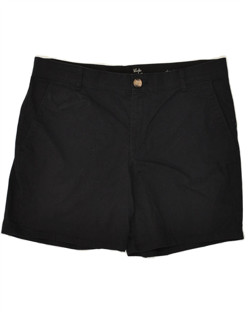 DOCKERS Womens Chino Shorts US 14 XL W36 Black Cotton | Vintage Dockers | Thrift | Second-Hand Dockers | Used Clothing | Messina Hembry 