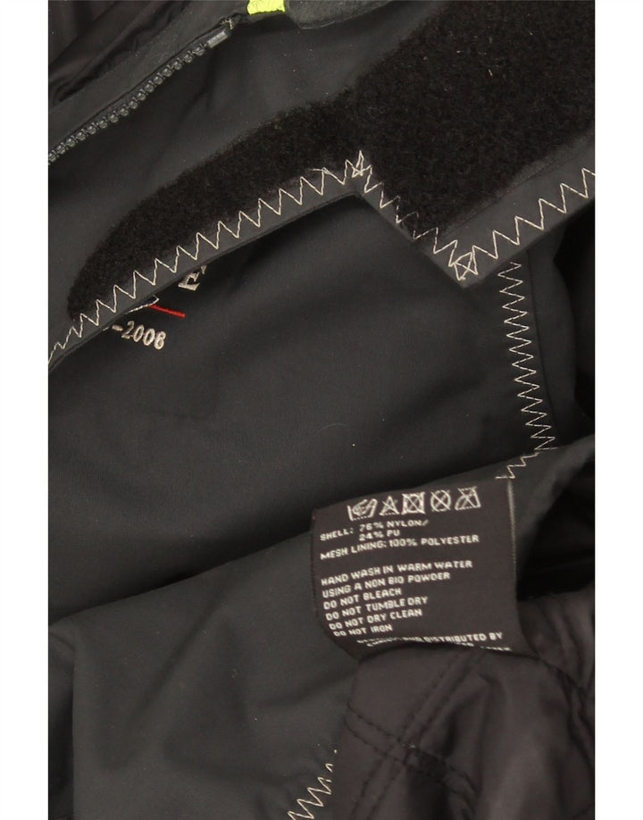 Musto Mens Hooded Windbreaker Jacket UK 40 Large Black Nylon