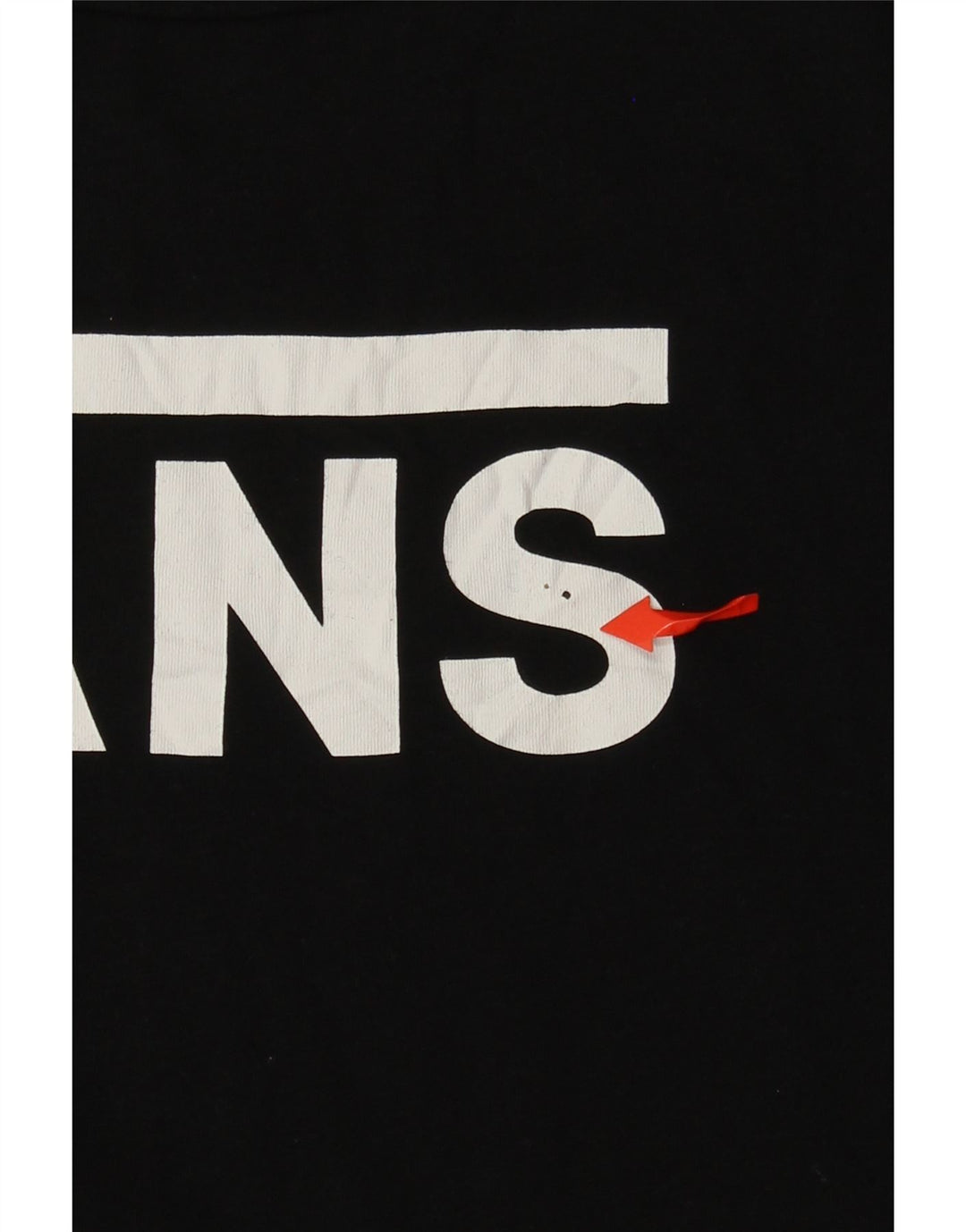 VANS Womens Graphic T-Shirt Top UK 12 Medium Black