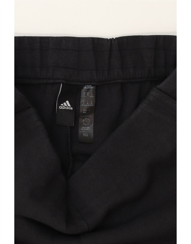 ADIDAS Womens Tracksuit Trousers Joggers UK 12/14 Medium  Black Cotton Vintage Adidas and Second-Hand Adidas from Messina Hembry 