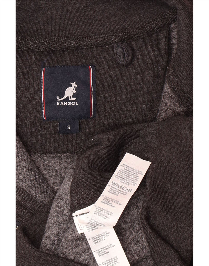 KANGOL Mens Tracksuit Top Jacket Small Grey Cotton