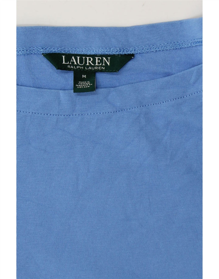Ralph Lauren Womens T-Shirt Top UK 12 Medium Blue
