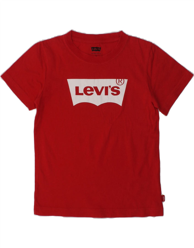 LEVI'S Boys Graphic T-Shirt Top 5-6 Years Red | Vintage Levi's | Thrift | Second-Hand Levi's | Used Clothing | Messina Hembry 