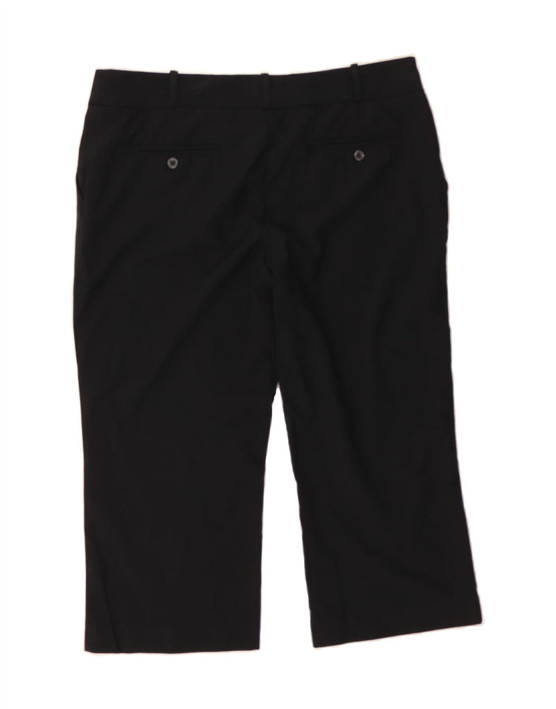 MOSSIMO Womens Straight Capri Trousers US 12 Large W34 L20 Black Polyester Vintage Mossimo and Second-Hand Mossimo from Messina Hembry 