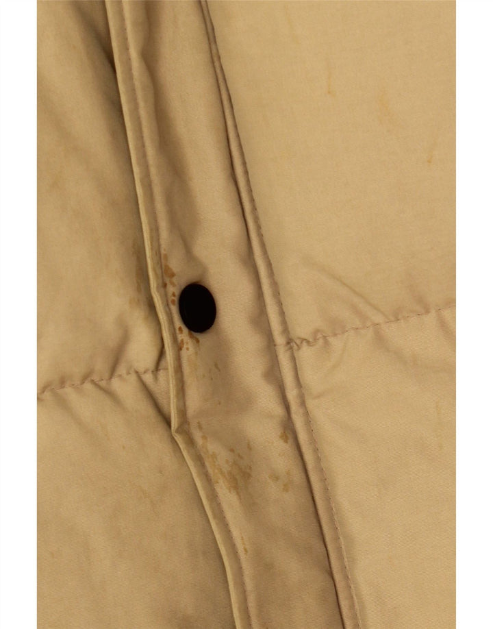 LEVI'S Mens Padded Jacket UK 38 Medium Beige Nylon Vintage Levi's and Second-Hand Levi's from Messina Hembry 