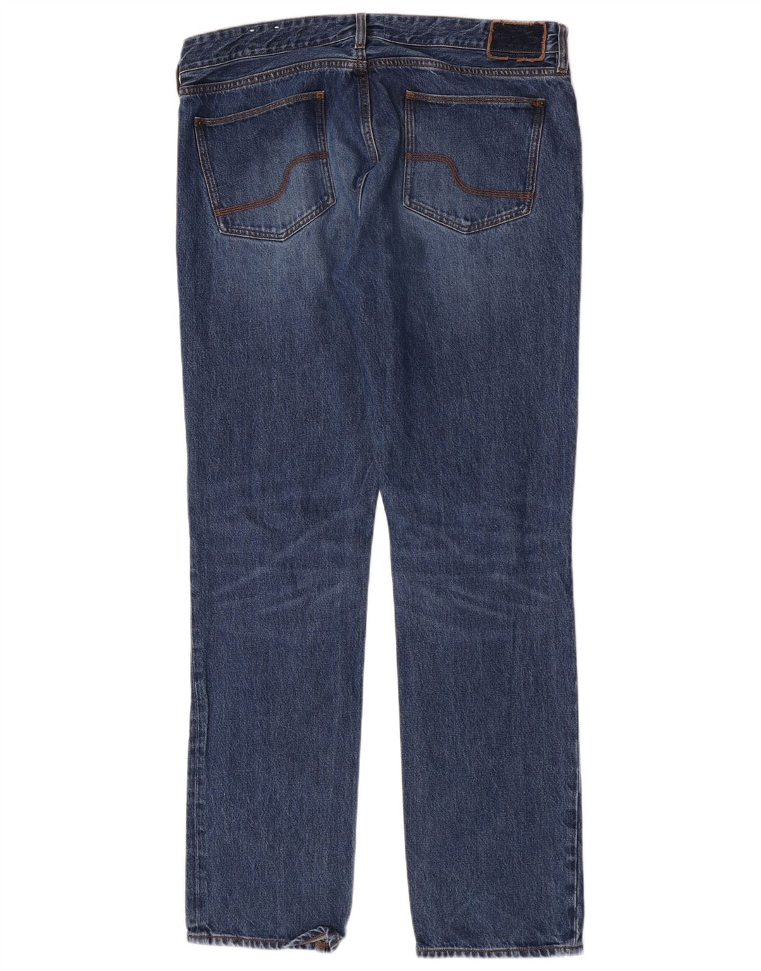 Fat Face Mens Straight Jeans W38 L34 Blue Cotton