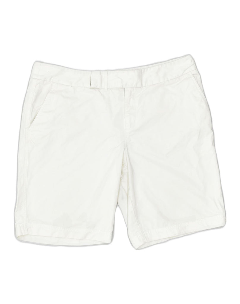 EDDIE BAUER Womens Chino Shorts US 14 XL W36 Off White Cotton | Vintage | Thrift | Second-Hand | Used Clothing | Messina Hembry 