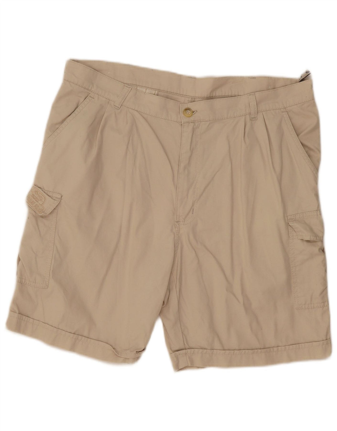 Camel Mens Cargo Shorts W40 XL Beige Cotton