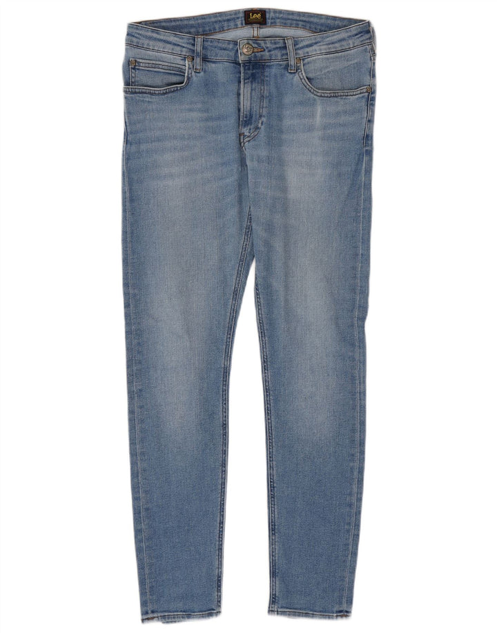 Lee Womens Malone Skinny Jeans W32 L30 Blue Cotton
