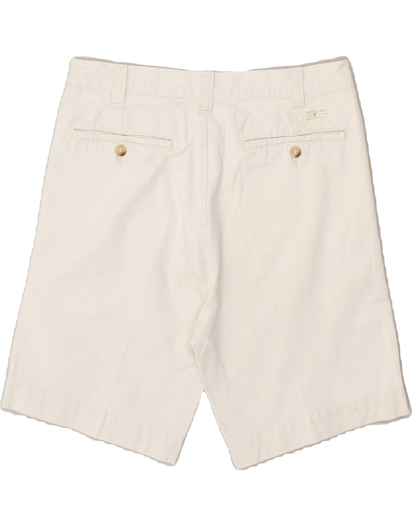 TIMBERLAND Mens Chino Shorts W32 Medium Off White Cotton | Vintage Timberland | Thrift | Second-Hand Timberland | Used Clothing | Messina Hembry 