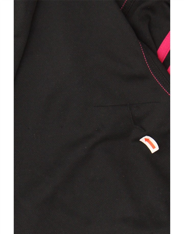 ADIDAS Womens Climalite Pullover Tracksuit Top UK 16/18 Large Black