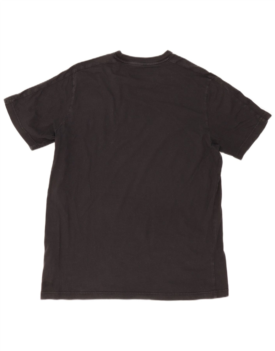 Adidas Mens T-Shirt Top Large Black Cotton