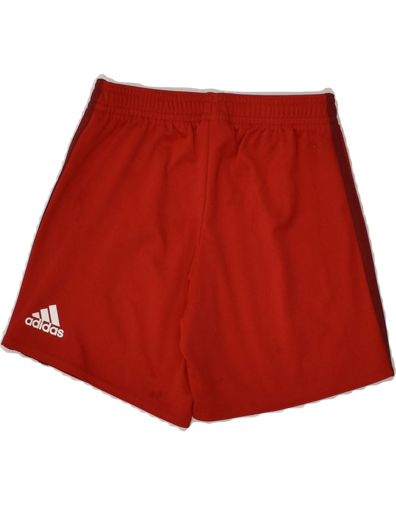 ADIDAS Boys FC Bayern Munchen Sport Shorts 5-6 Years Red Polyester | Vintage Adidas | Thrift | Second-Hand Adidas | Used Clothing | Messina Hembry 