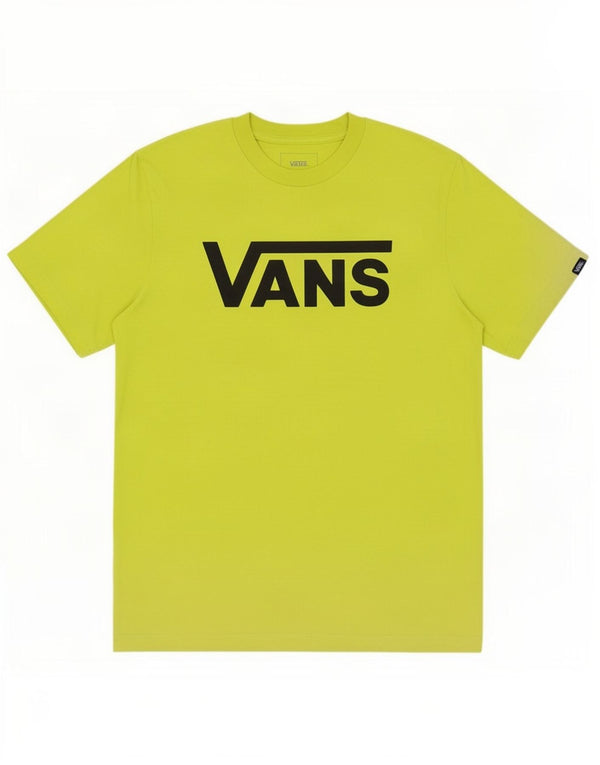 Vans Boys Classic Fit Graphic T-Shirt Top 10-11 Years Medium Green Cotton
