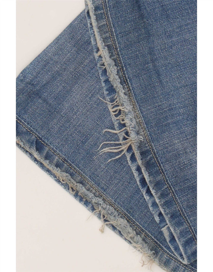 Diesel Womens Flared Jeans W29 L30 Blue Cotton