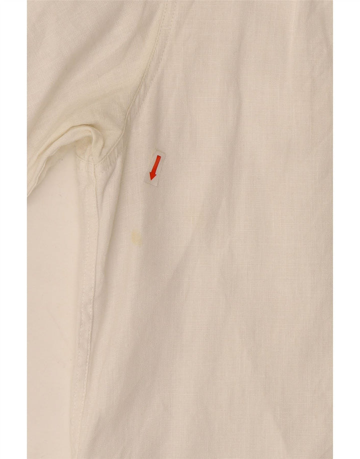 Timberland Mens Short Sleeve Shirt Medium White