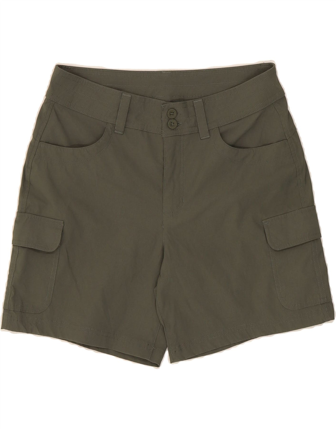 EDDIE BAUER Womens Cargo Shorts US 6 Medium W30  Khaki Nylon Vintage Eddie Bauer and Second-Hand Eddie Bauer from Messina Hembry 