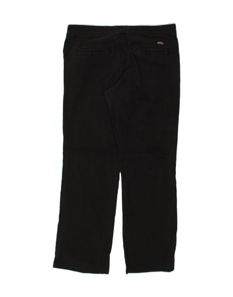 DICKIES Womens Straight Chino Trousers W32 L27 Black | Vintage Dickies | Thrift | Second-Hand Dickies | Used Clothing | Messina Hembry 
