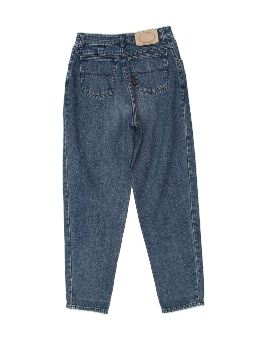 TRUSSARDI Womens Tapered Jeans W28 L30  Blue Cotton Vintage Trussardi and Second-Hand Trussardi from Messina Hembry 