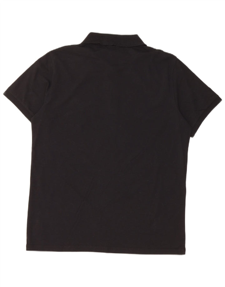 Karl Lagerfeld Mens Polo Shirt Large Black