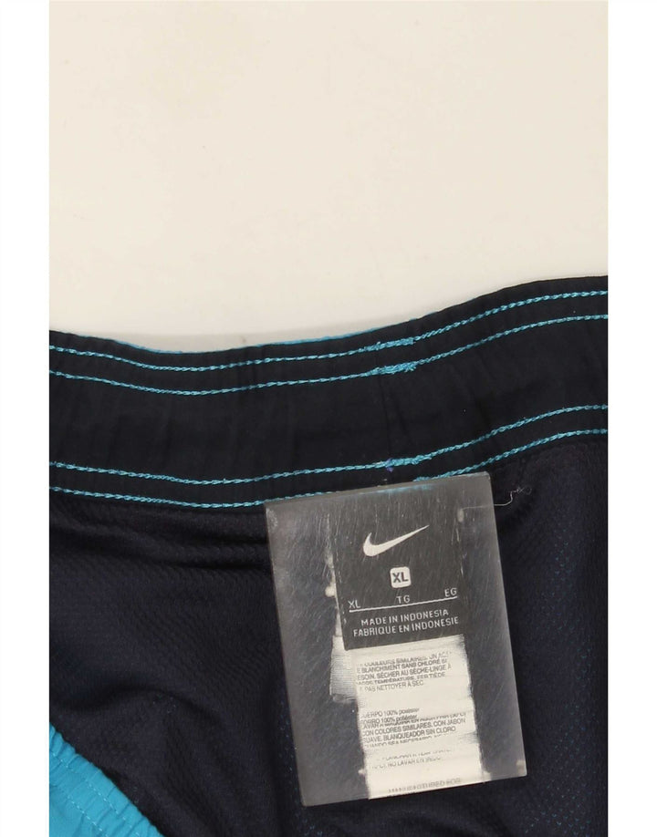 Nike Mens Swimming Shorts XL Blue Polyester