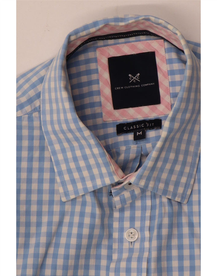 Crew Clothing Mens Classic Fit Shirt Medium Blue Gingham
