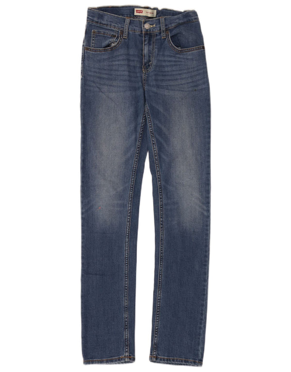 Levi's Boys 510 Skinny Jeans 11-12 Years W26 L30 Blue Cotton