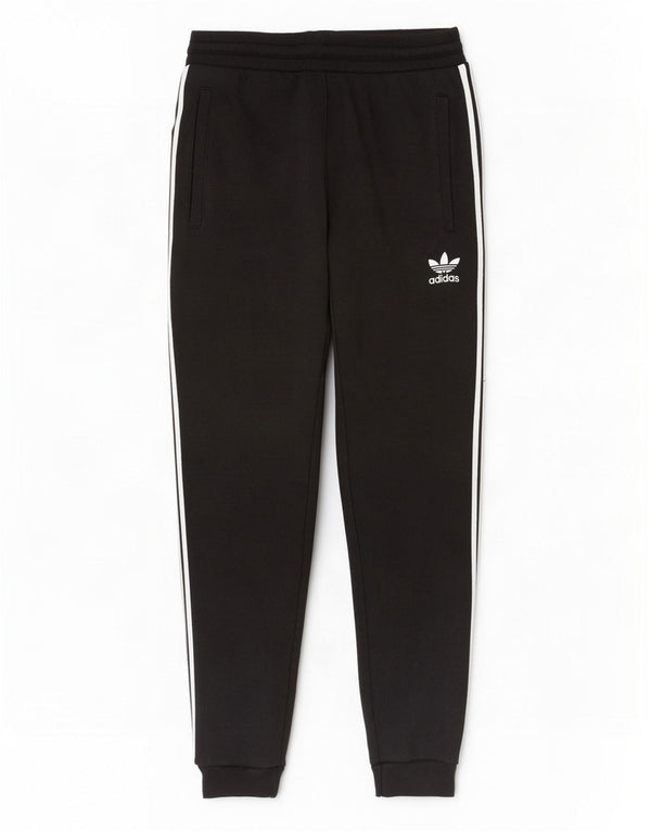 Adidas Mens Tracksuit Trousers Joggers Medium Black Cotton