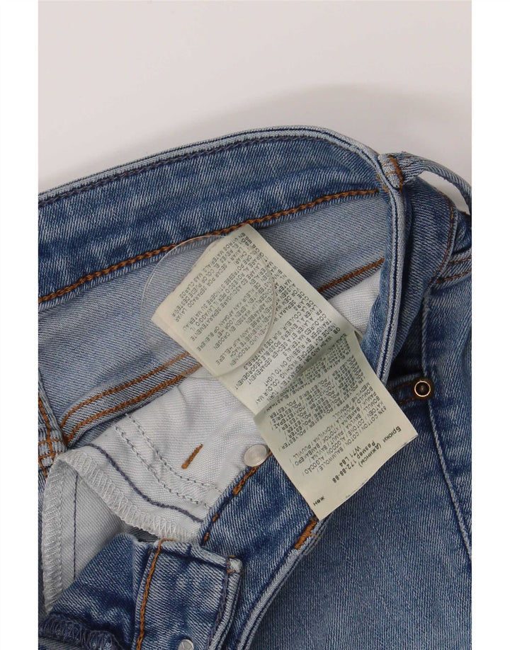 Lee Womens Jodee Ultra Skinny Jeans W28 L33 Blue Cotton