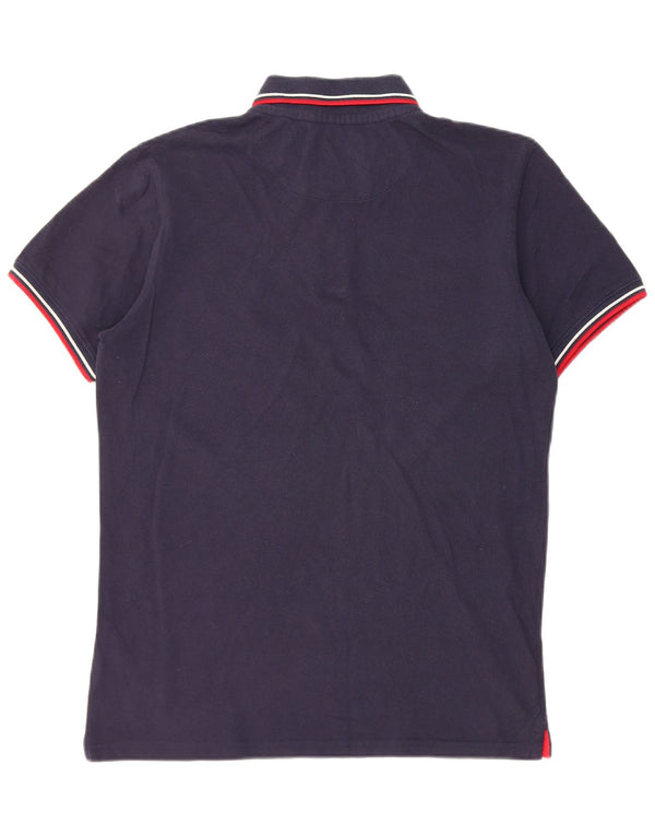 Jack Wills Mens Classic Fit Polo Shirt Medium Navy Blue Cotton