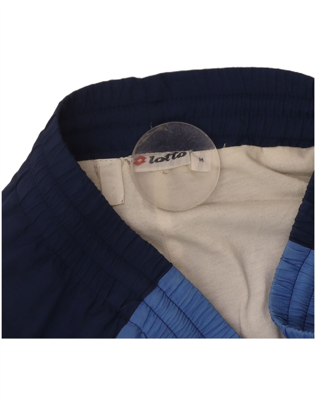 Lotto Mens Tracksuit Trousers Joggers Medium  Navy Blue Colourblock