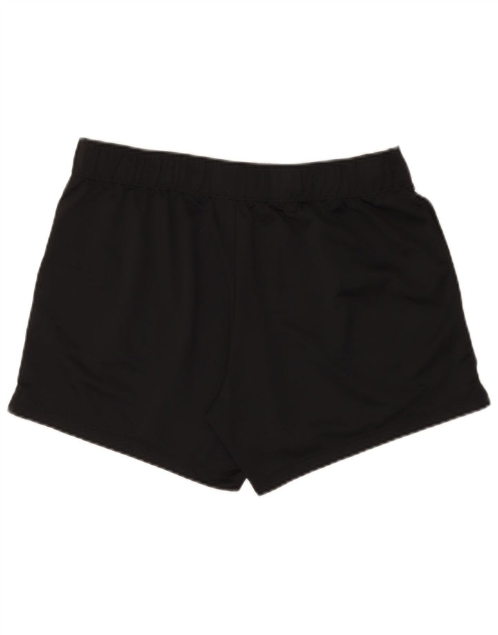 Nike Womens Dri Fit Sport Shorts UK 14 Large Black Polyester