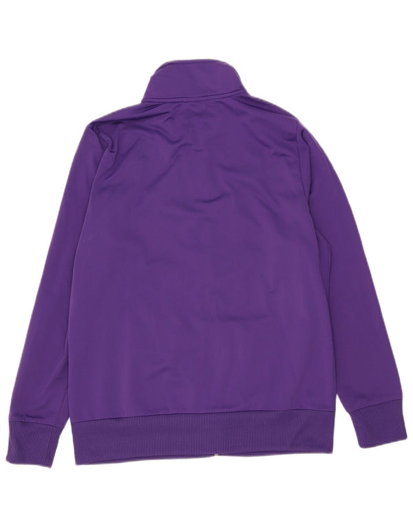 Puma Womens Graphic Tracksuit Top Jacket UK 16 Large Purple