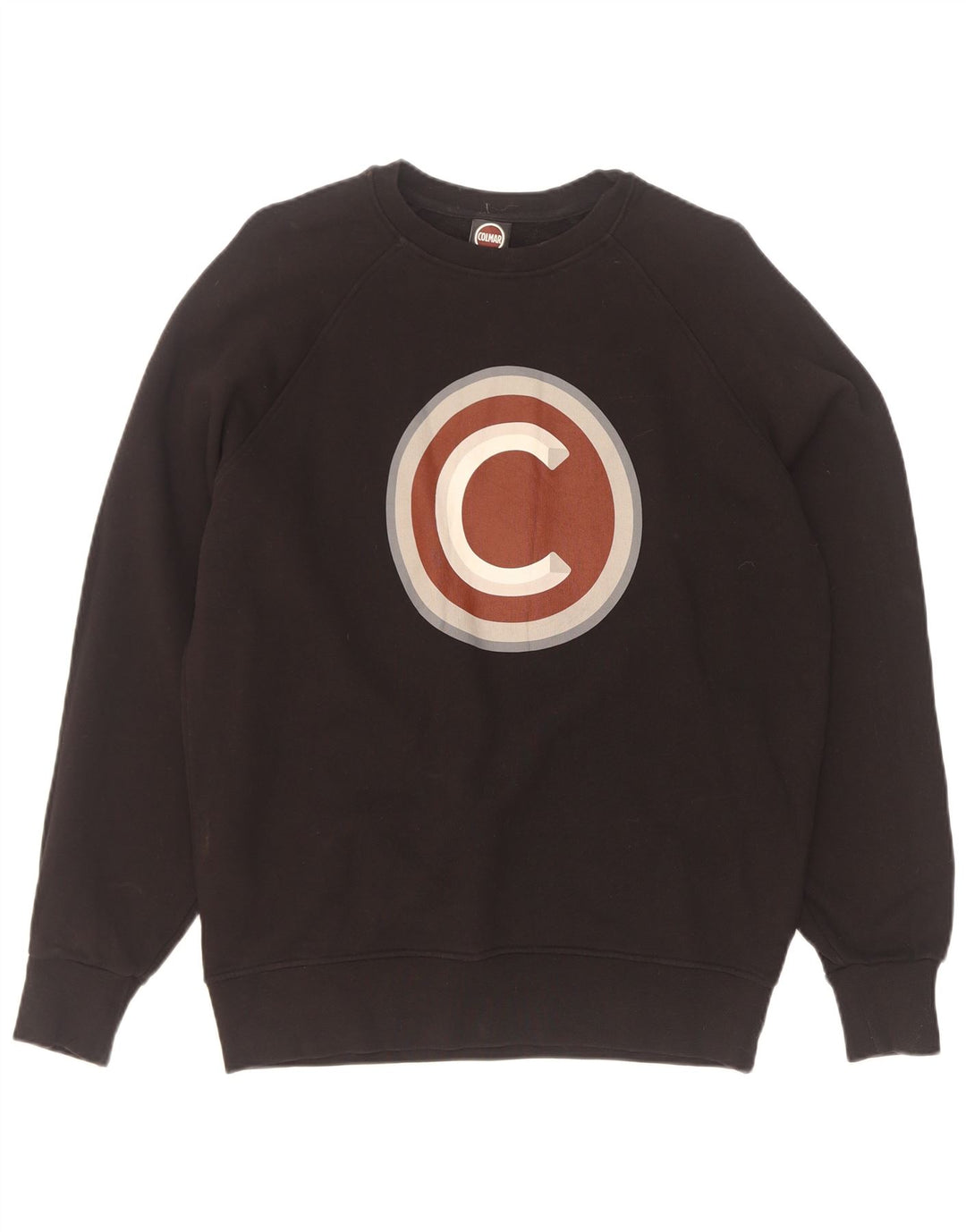 Colmar Mens Graphic Sweatshirt Jumper Large Black Cotton