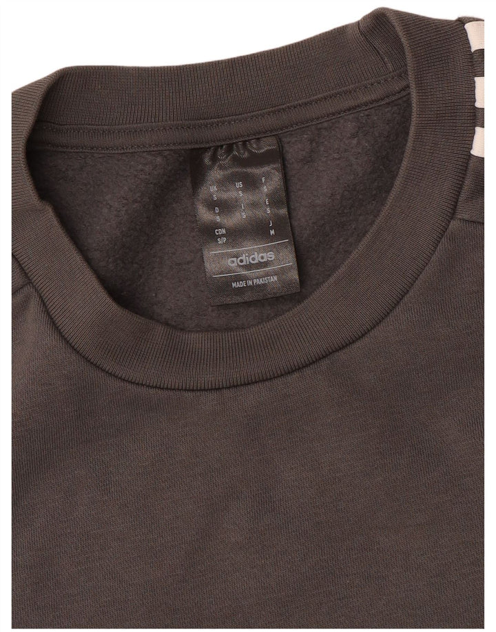 Adidas Mens Sweatshirt Jumper Small Grey