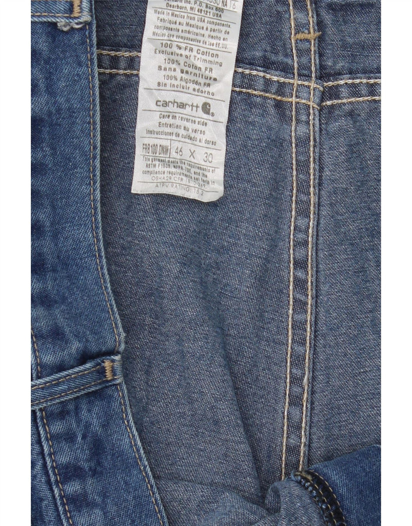 CARHARTT Mens Cropped Jeans W46 L24 Blue Cotton Vintage Carhartt and Second-Hand Carhartt from Messina Hembry 