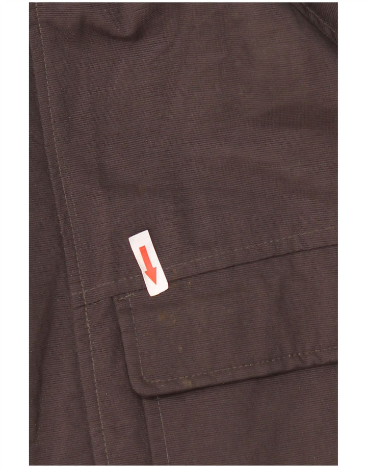 Trussardi Jeans Womens Parka Jacket IT 52 2XL Grey Polyamide