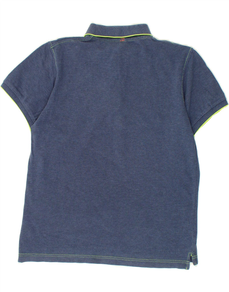 SUN68 Boys Polo Shirt 11-12 Years Blue Cotton | Vintage Sun68 | Thrift | Second-Hand Sun68 | Used Clothing | Messina Hembry 