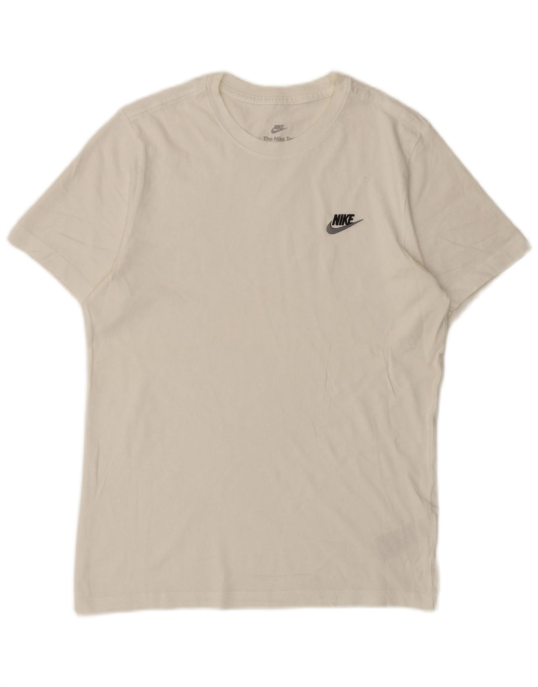 Nike Mens T-Shirt Top Small White Cotton