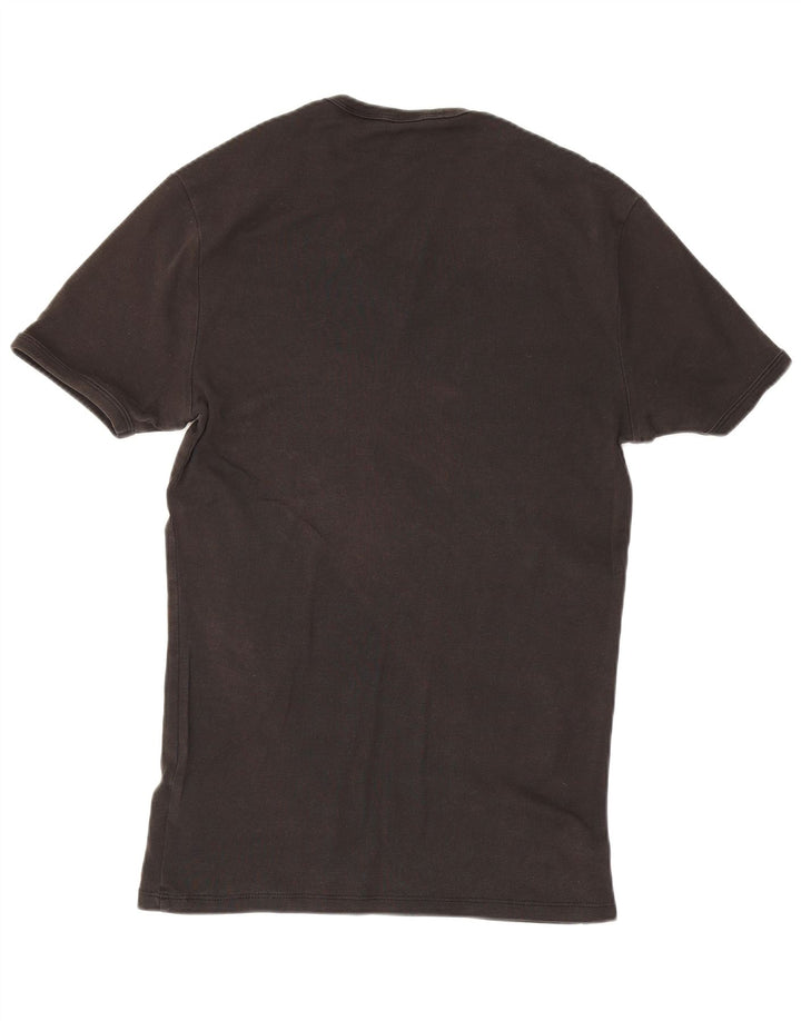 G-Star Womens T-Shirt Top UK 10 Small Black Cotton