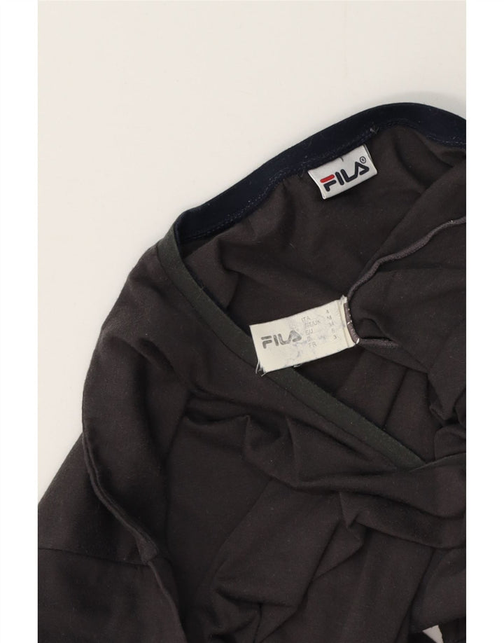 Fila Mens T-Shirt Top Medium Grey Cotton