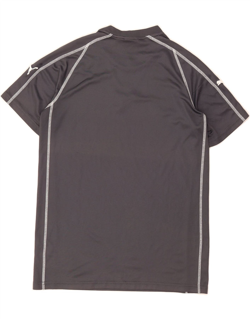 PUMA Mens T-Shirt Top Medium Grey Polyester Vintage Puma and Second-Hand Puma from Messina Hembry 