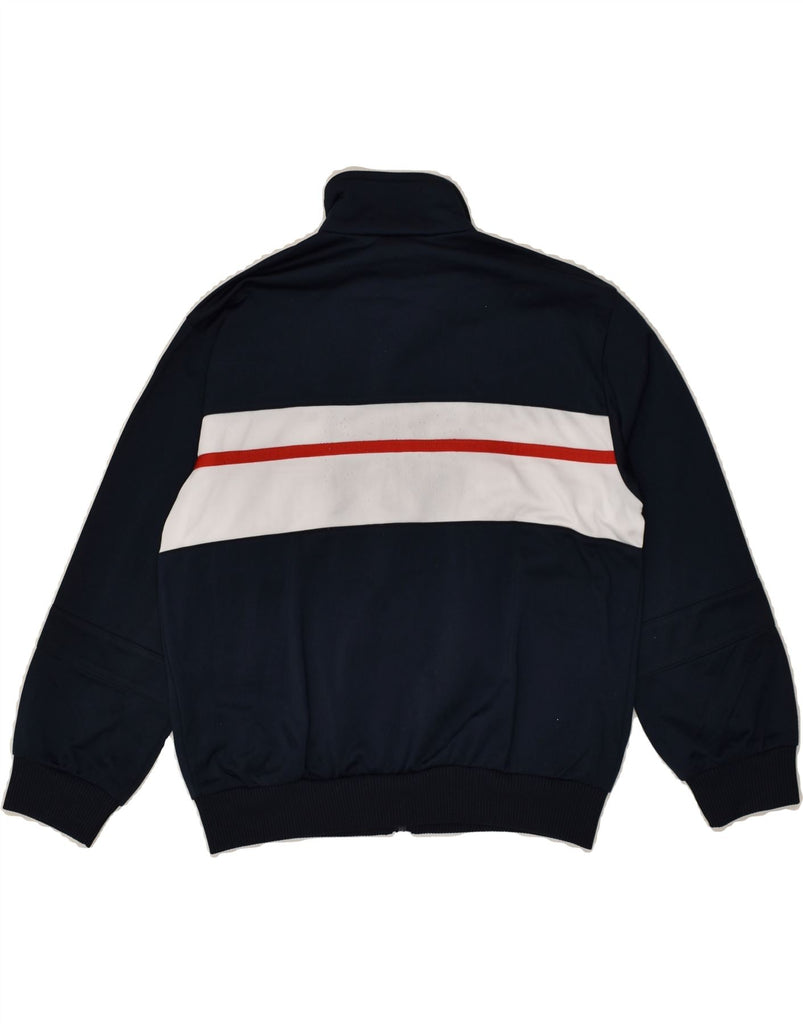 ADIDAS Boys Tracksuit Top Jacket 9-10 Years Medium Navy Blue Polyester | Vintage Adidas | Thrift | Second-Hand Adidas | Used Clothing | Messina Hembry 